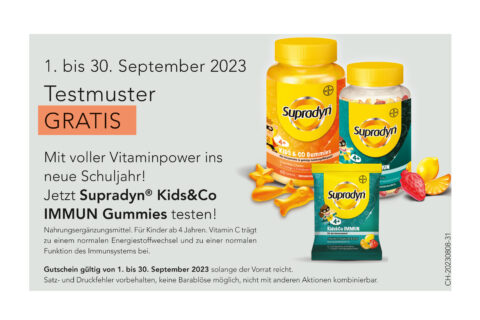 Supradyn Kids & Co Immun Gummies | 01.09.-30.09.2023